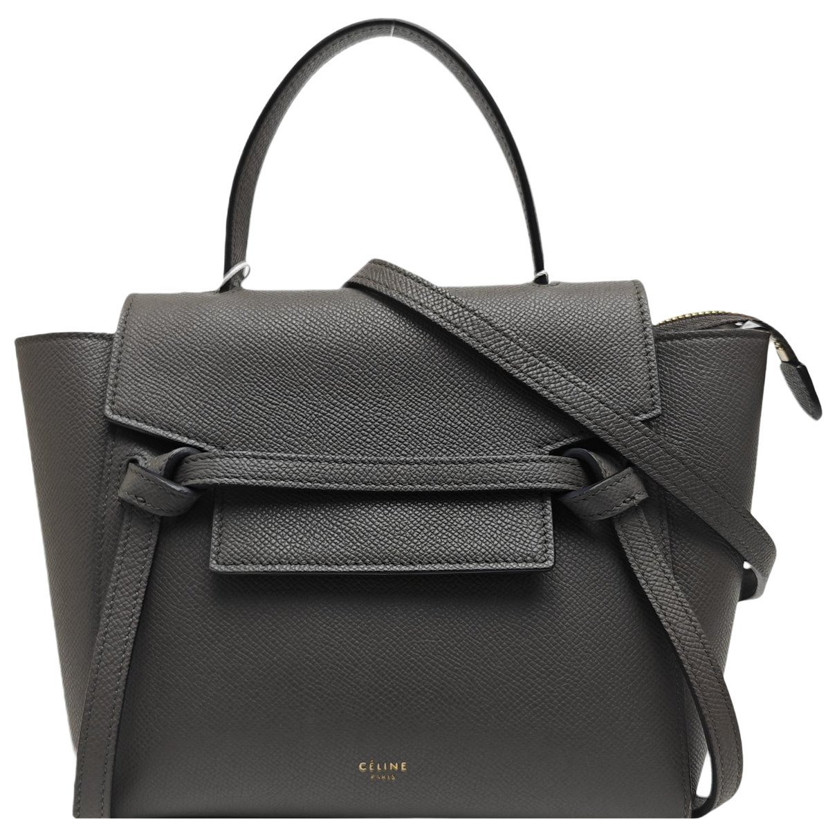 Belt leather handbag