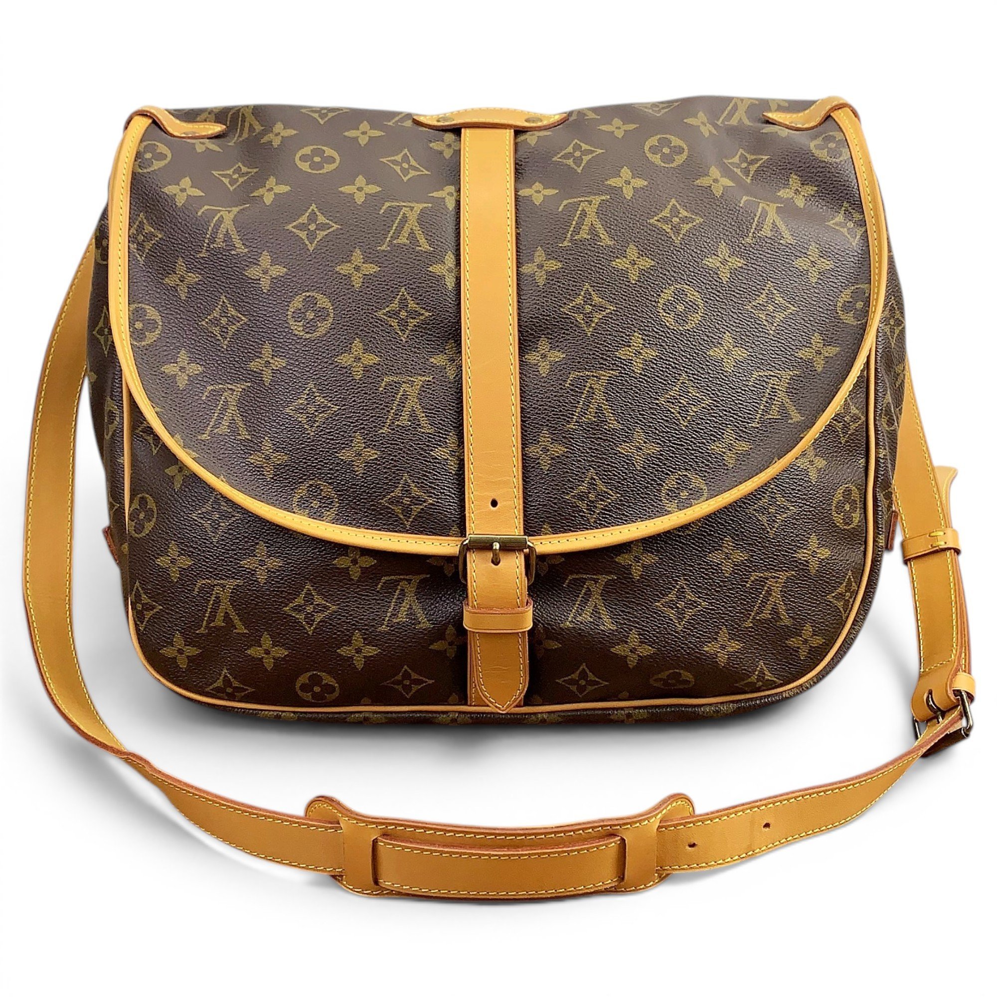 Saumur leather crossbody bag