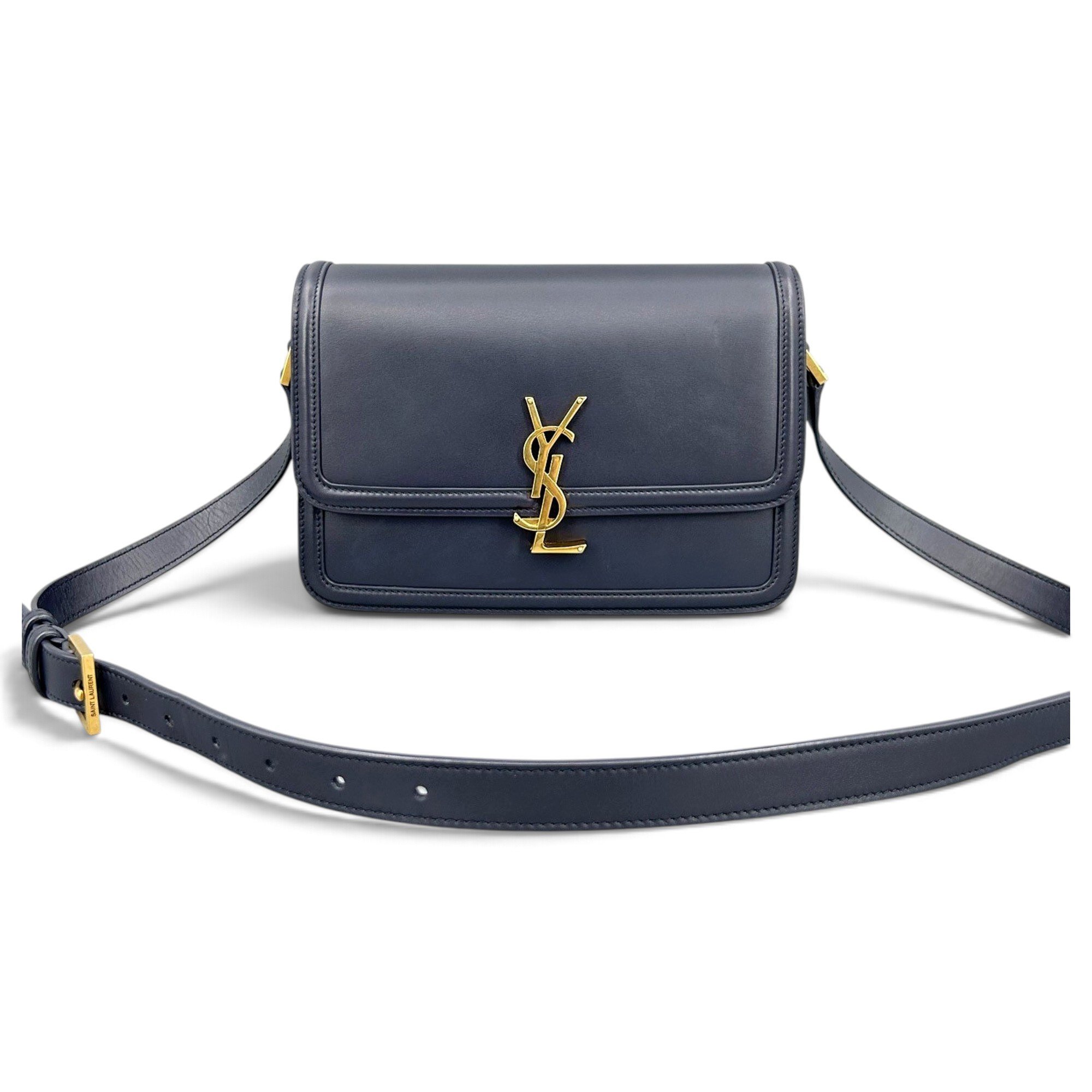 Solférino leather handbag
