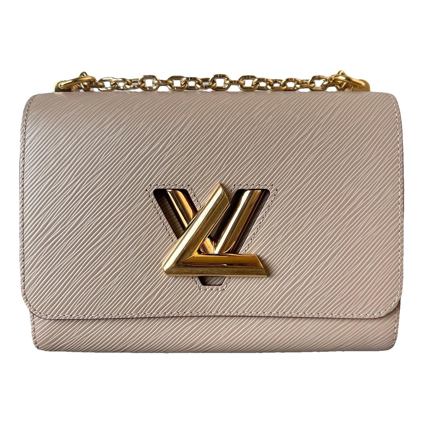 Twist leather handbag