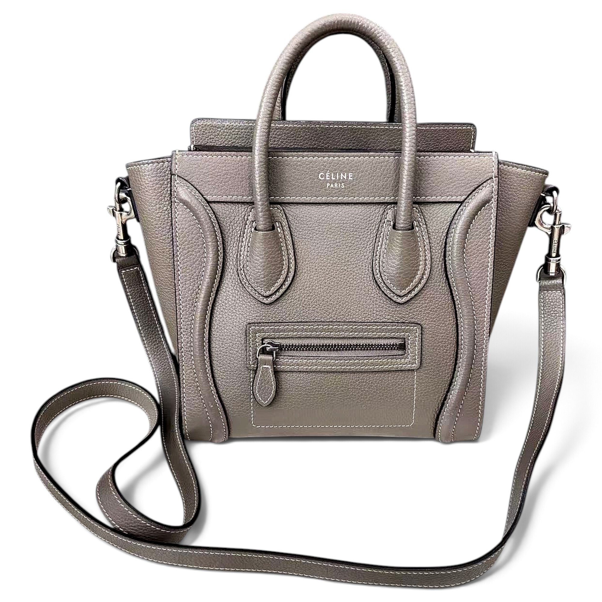 Luggage leather handbag