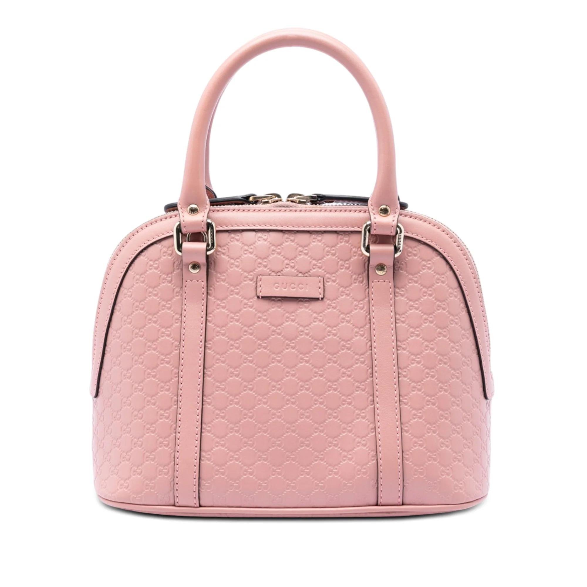 Dôme leather satchel