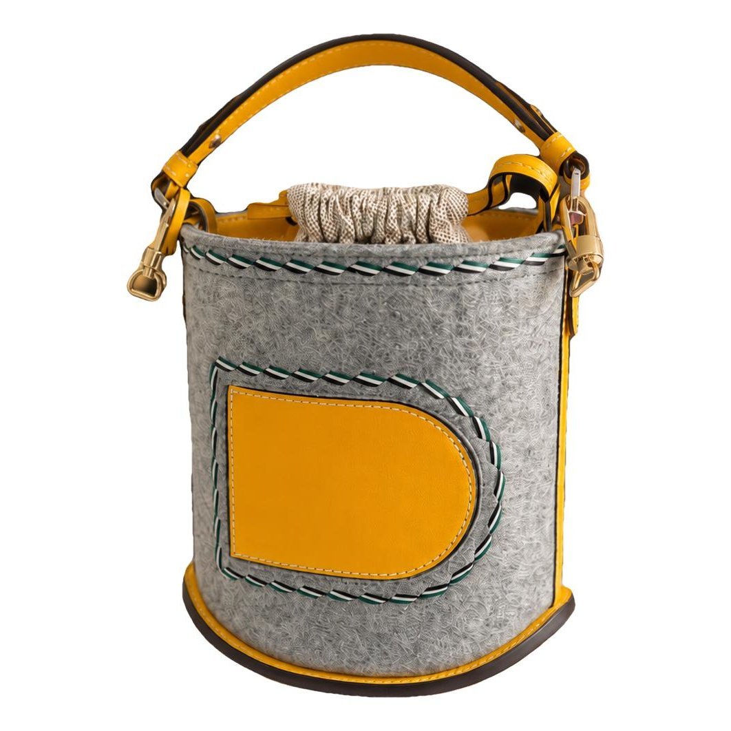Delvaux Pin wool handbag