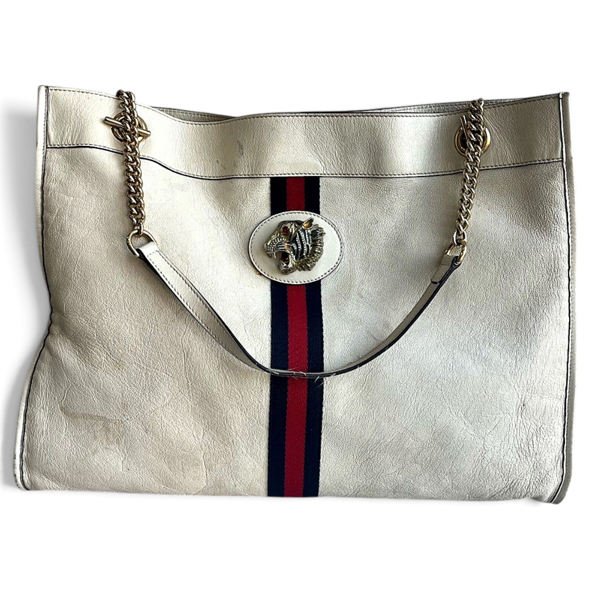 Leather tote
