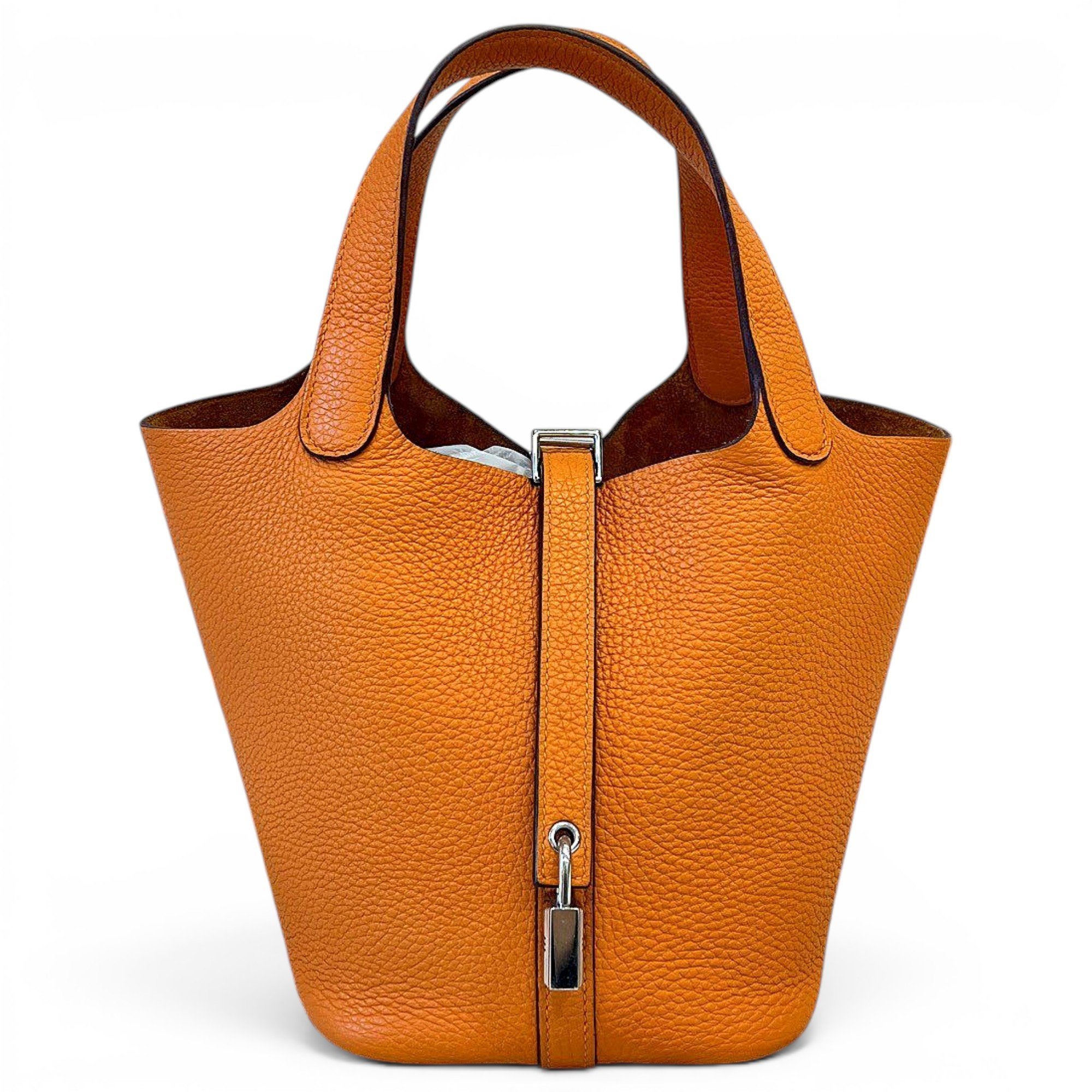 Picotin leather handbag