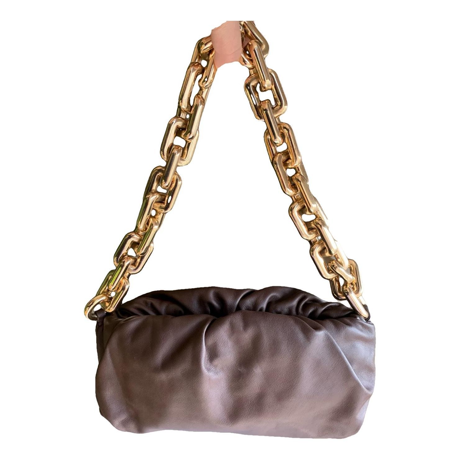 Chain Pouch leather handbag