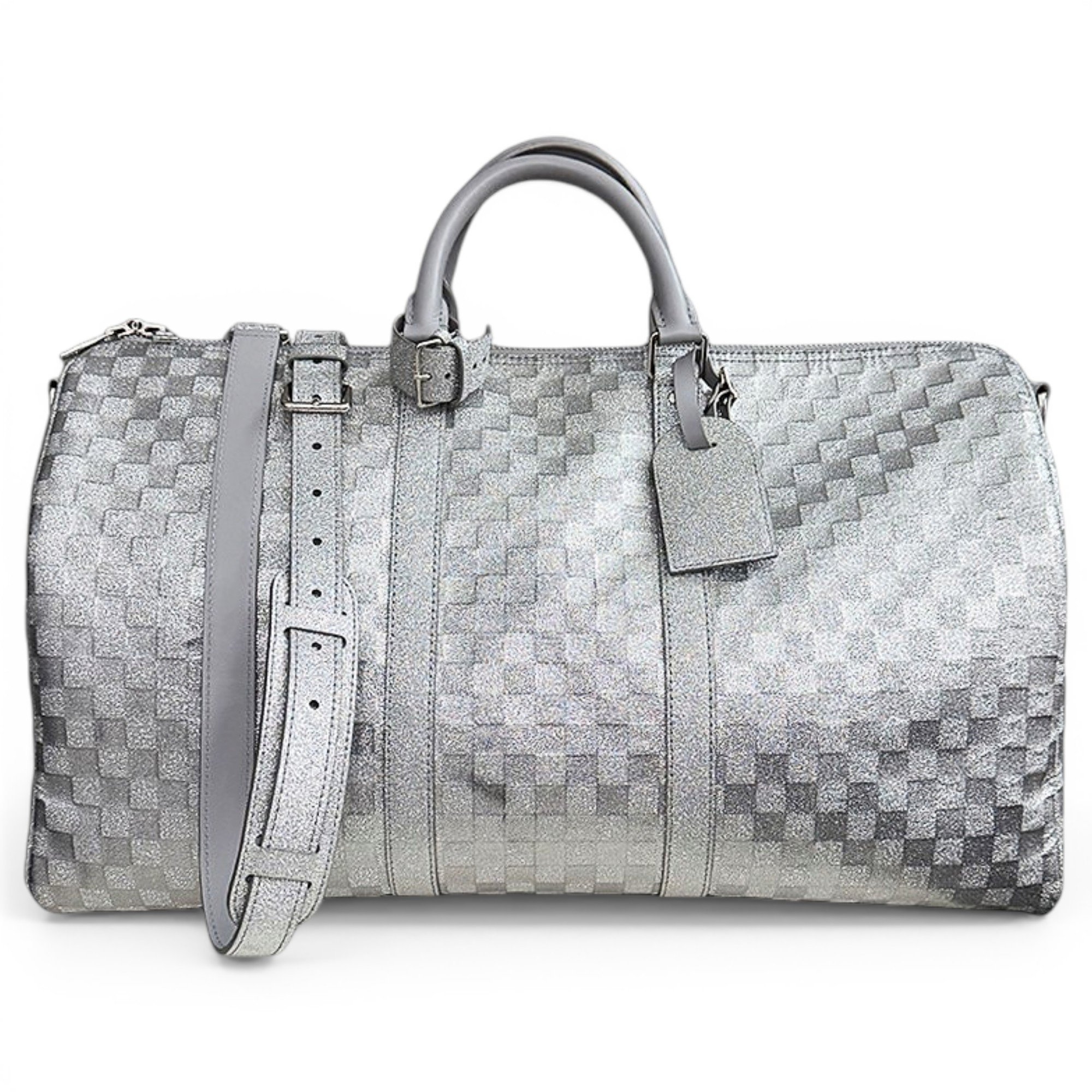 Leather travel bag