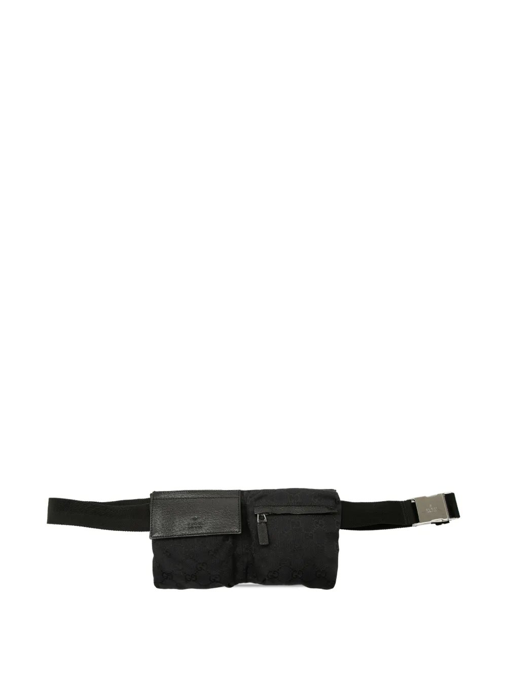 2000-2015 GG Canvas Double Pocket belt bag