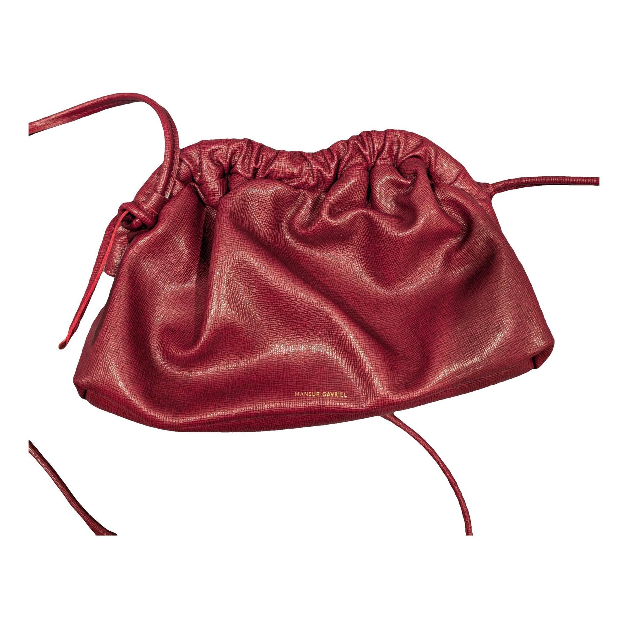 Mansur Gavriel Cloud leather clutch bag