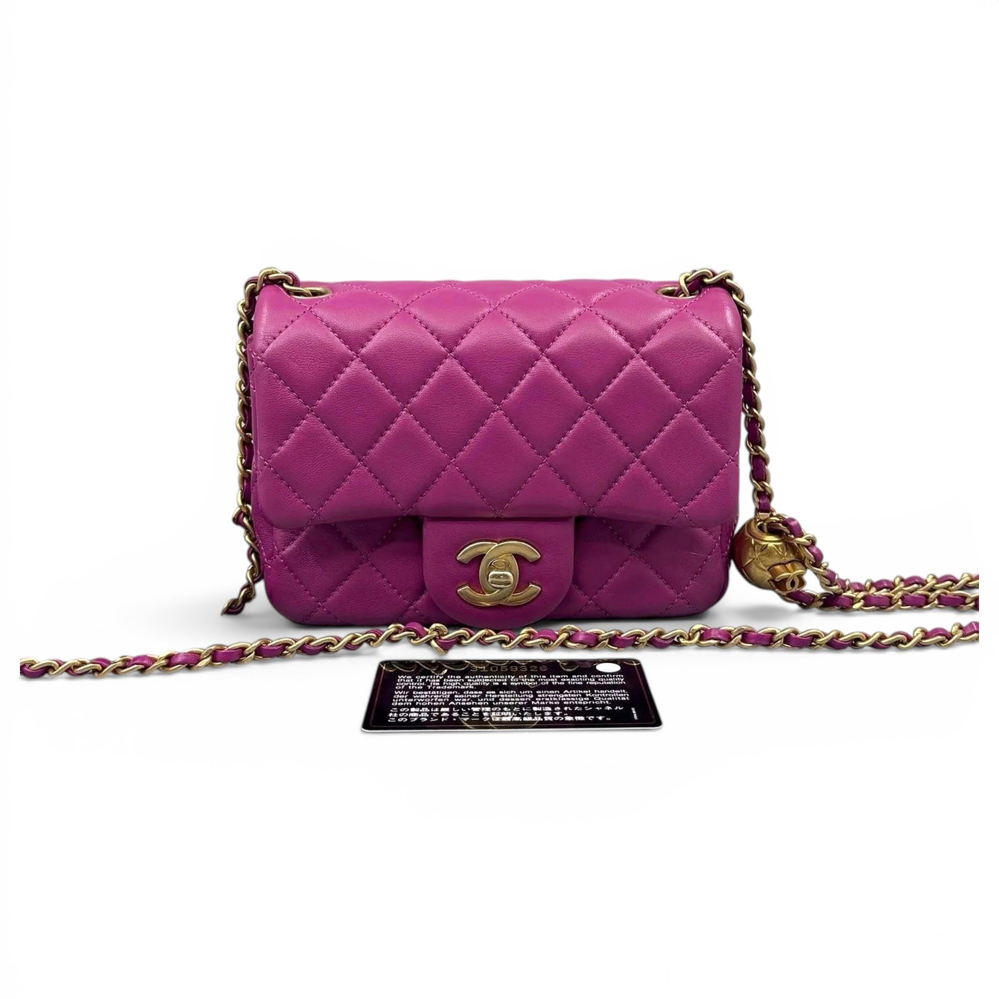 Leather mini bag