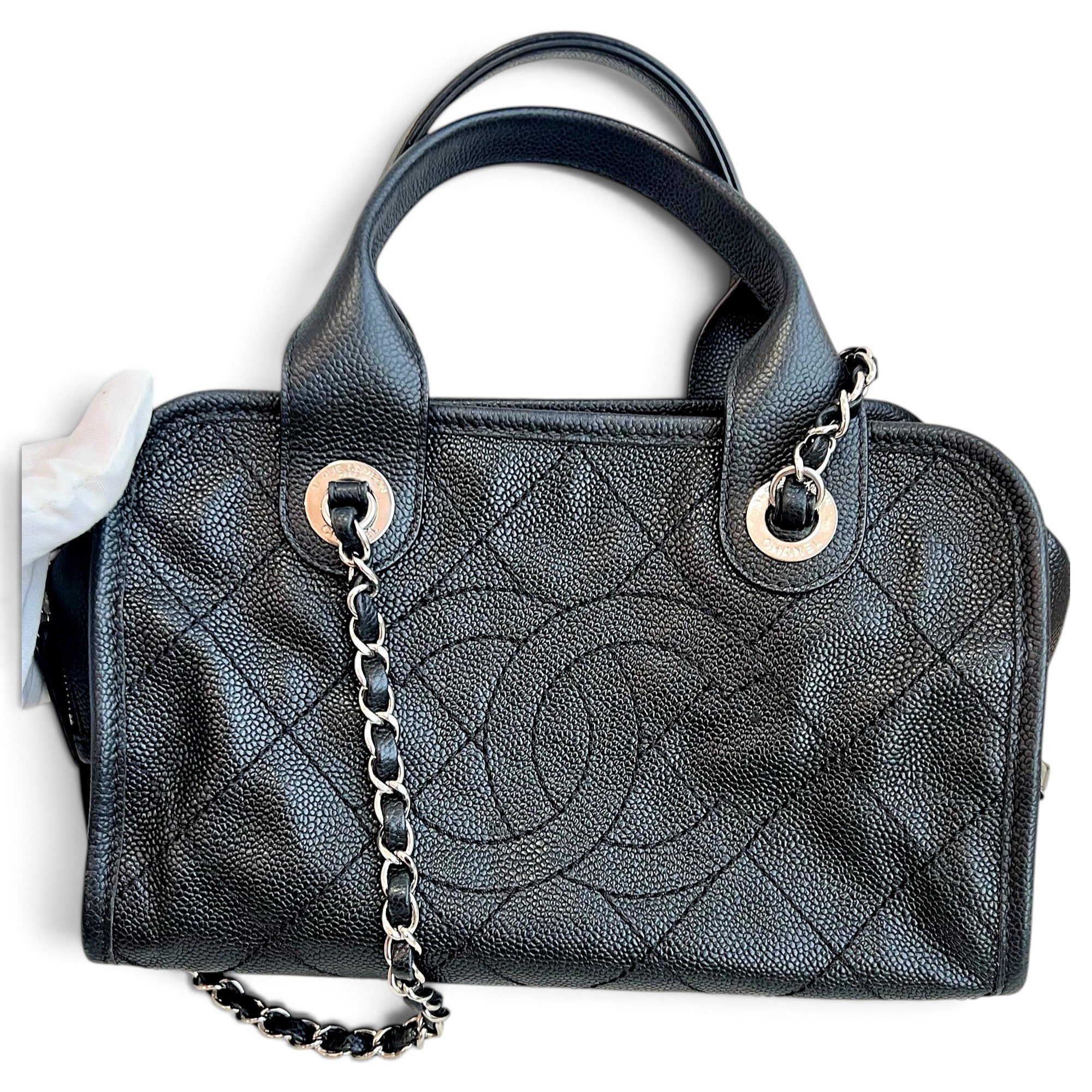 Leather handbag