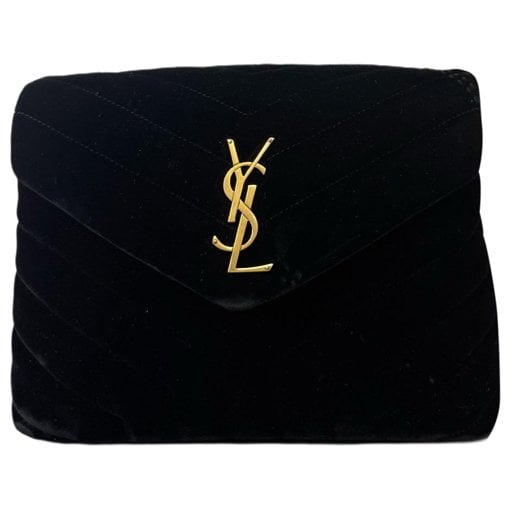 Loulou velvet handbag