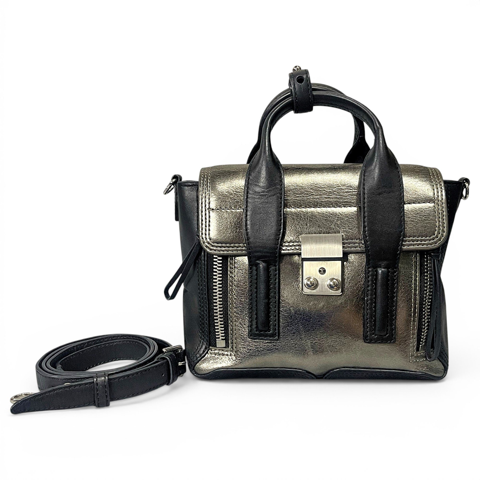 Pashli leather satchel