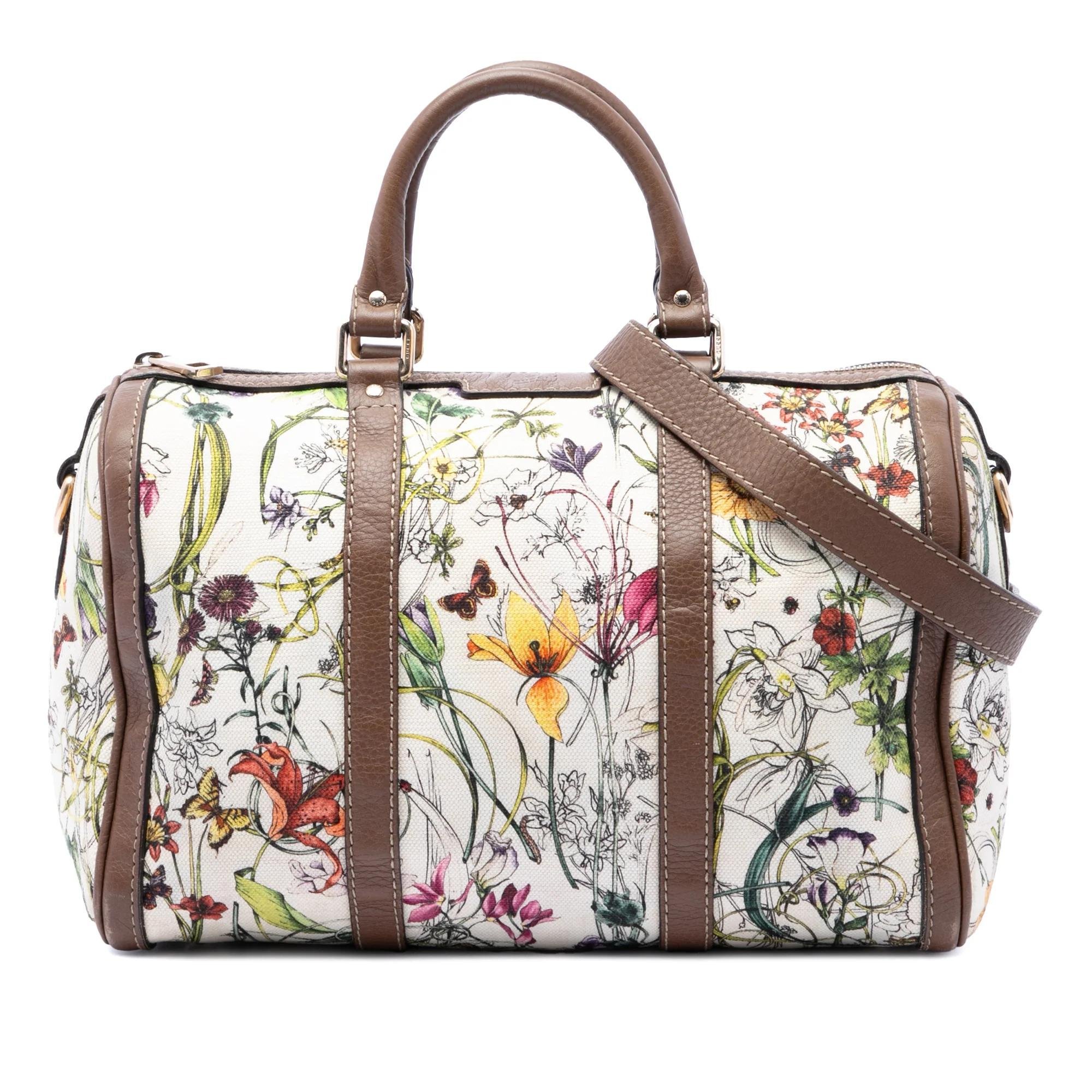 Boston leather handbag