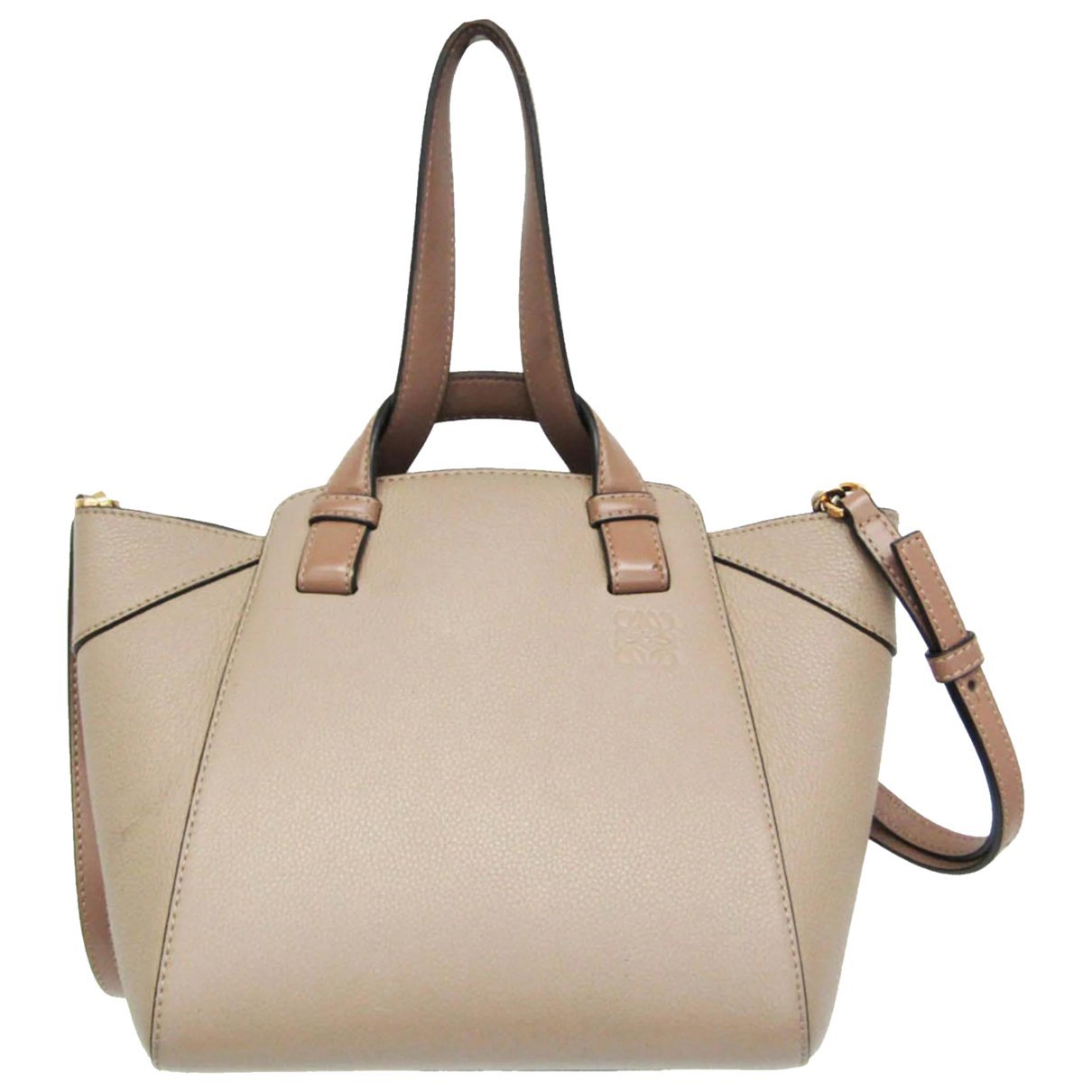 Hammock leather handbag