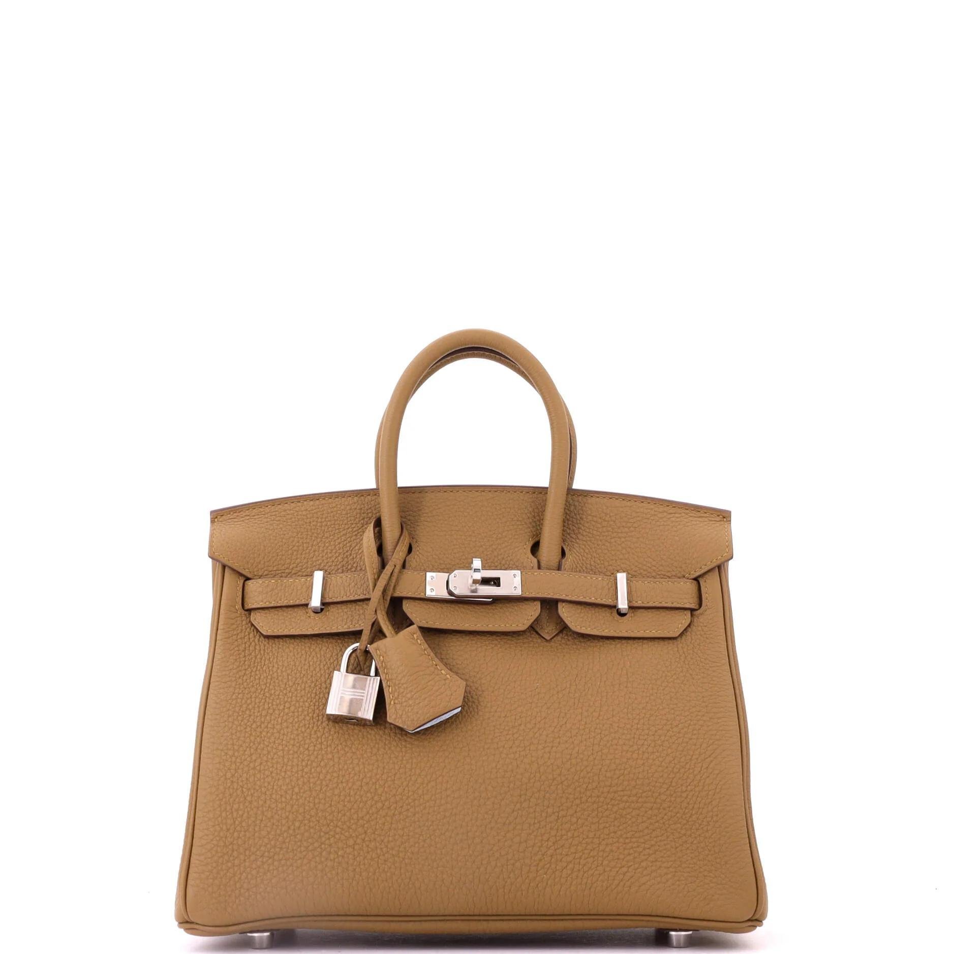 Birkin 25 leather tote
