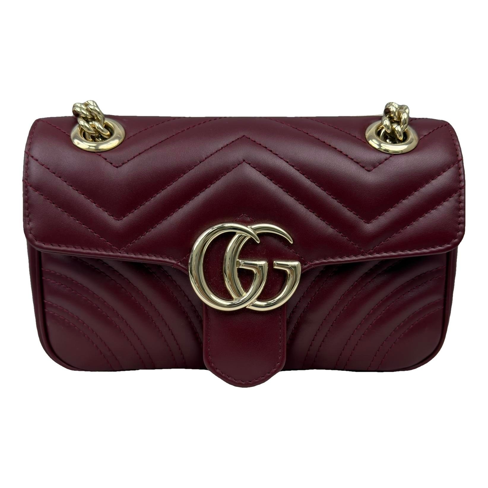 GG Marmont Flap leather handbag