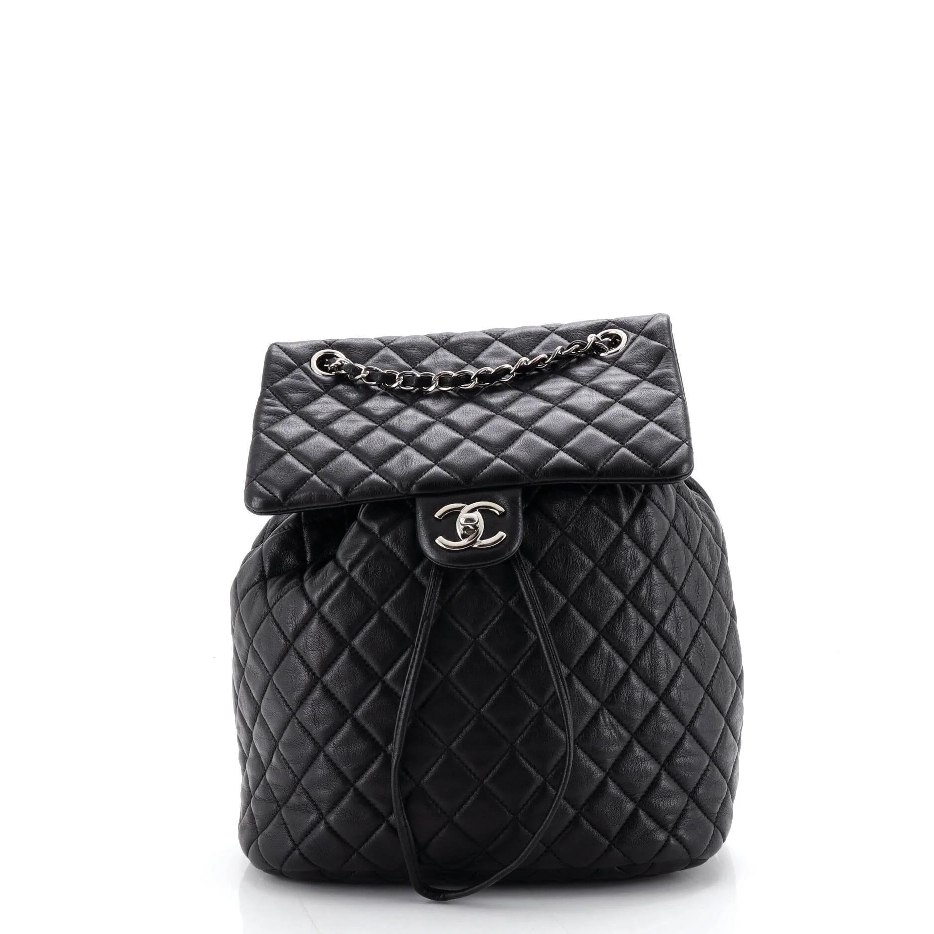 Leather backpack