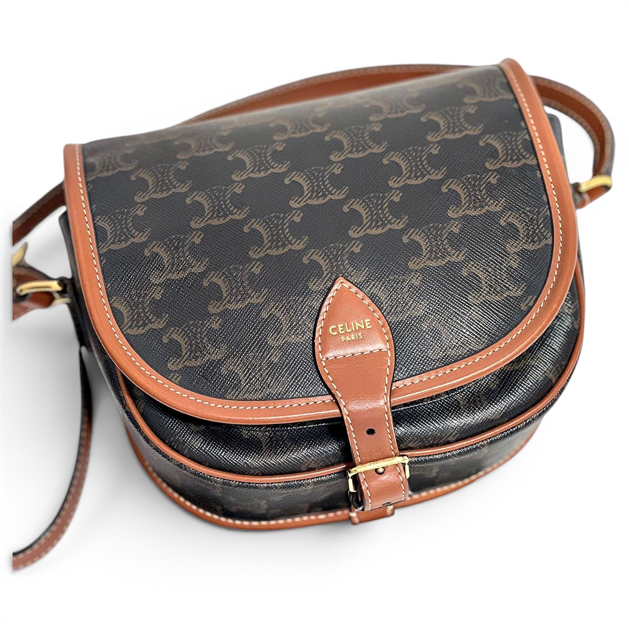 Folco leather crossbody bag