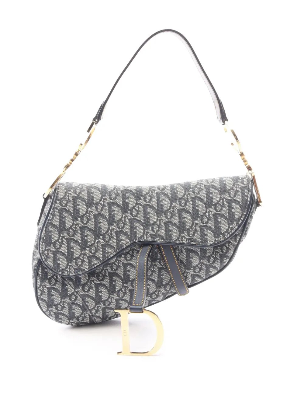 20th Century Diorissimo Canvas Saddle Bag shoulder bag