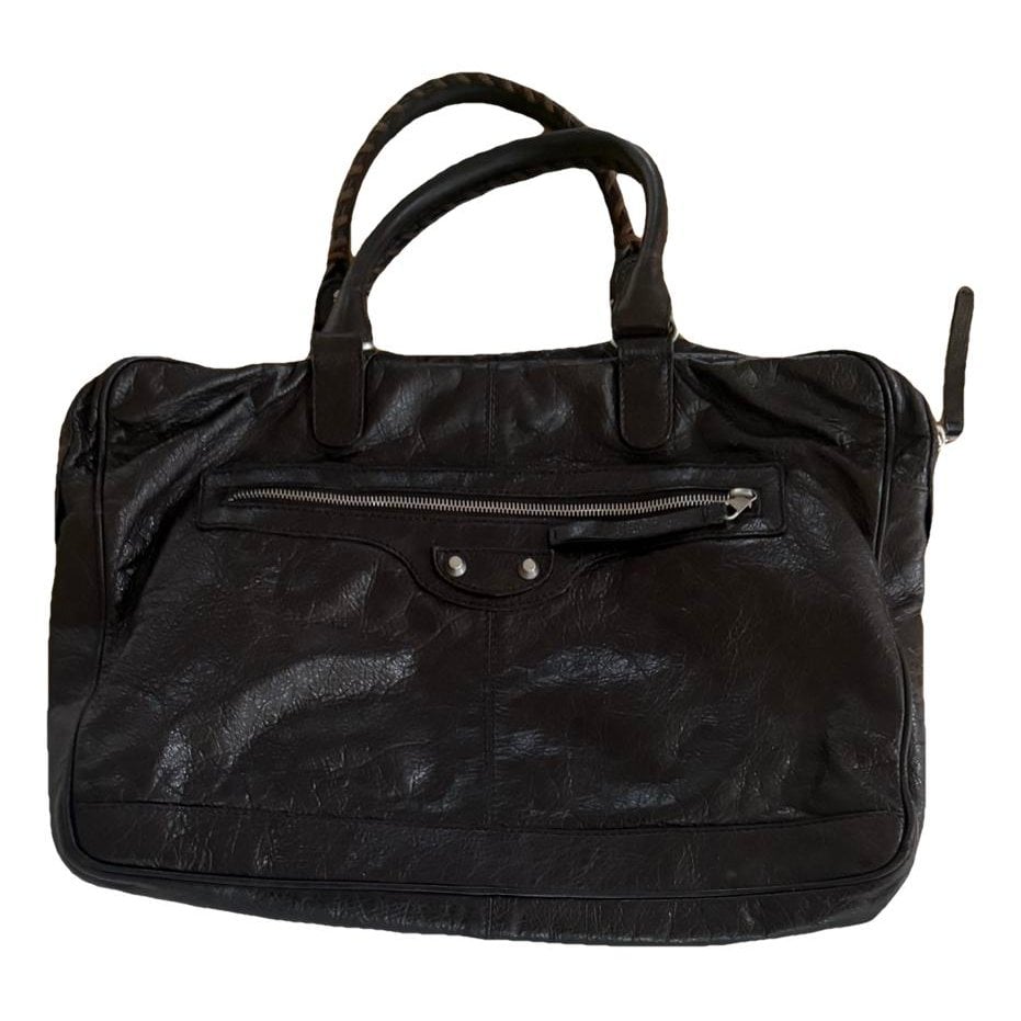 Leather handbag