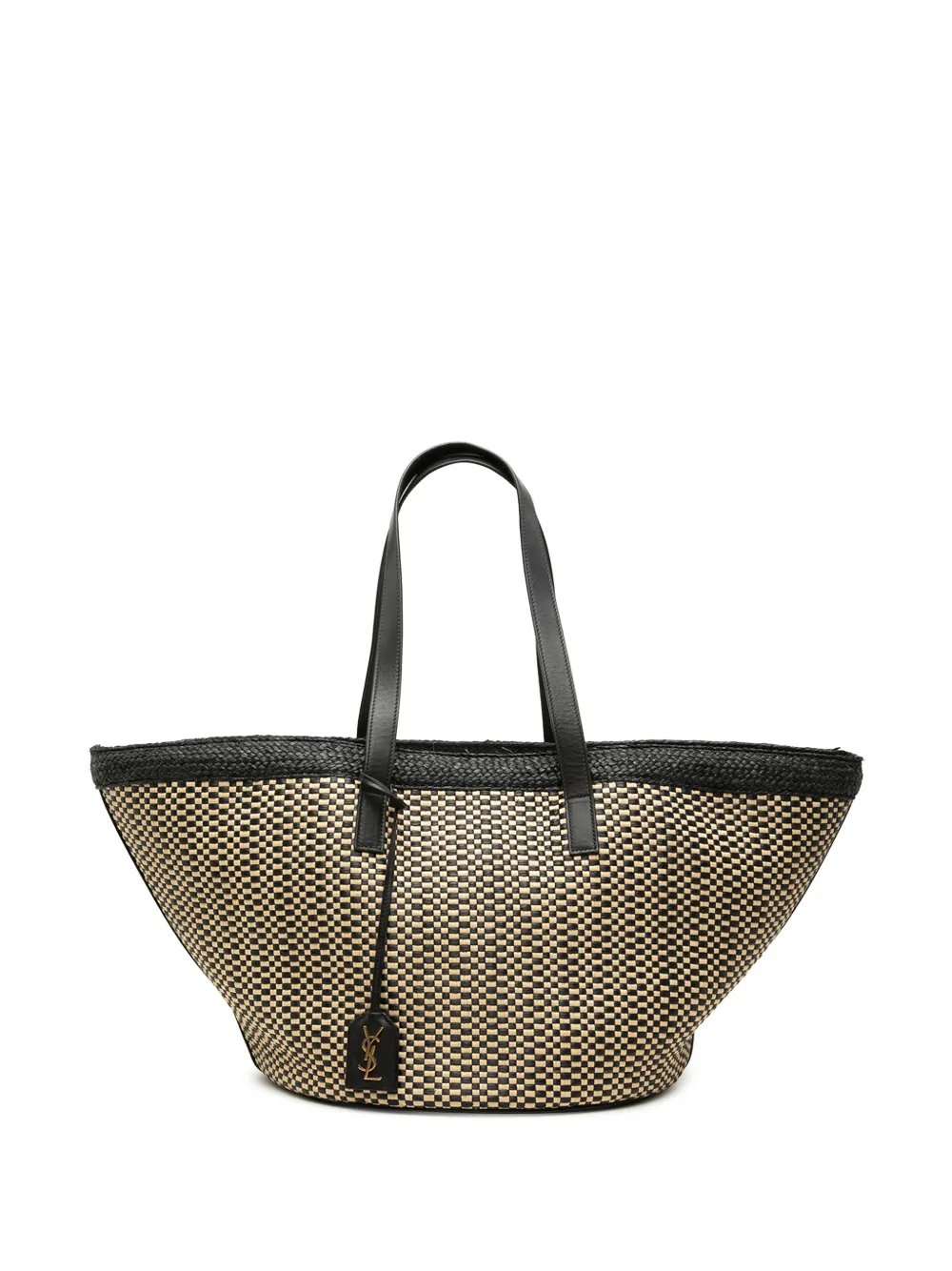 Saint Laurent 2020 Medium Raffia Panier Basket Shopper tote bag