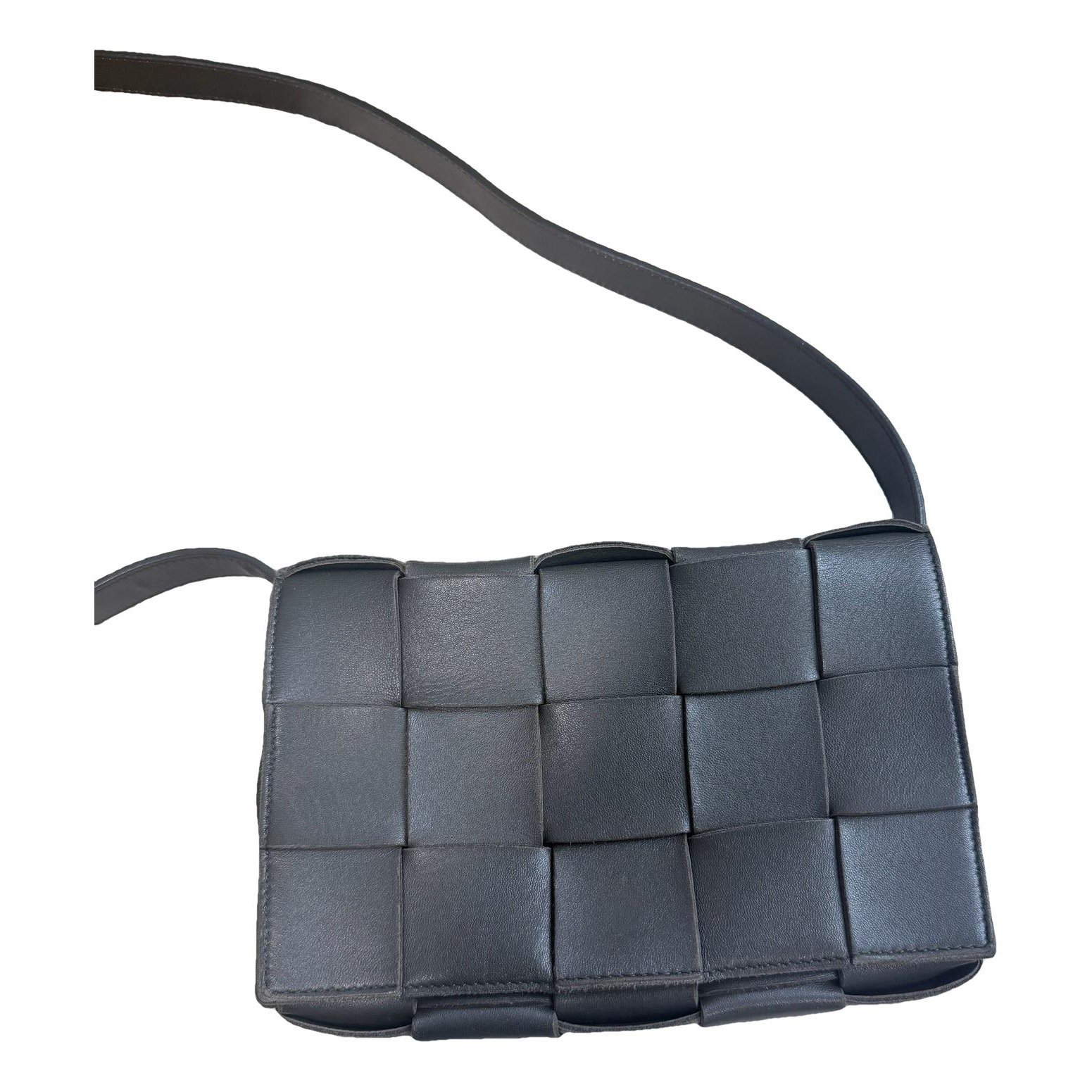 Cassette leather handbag