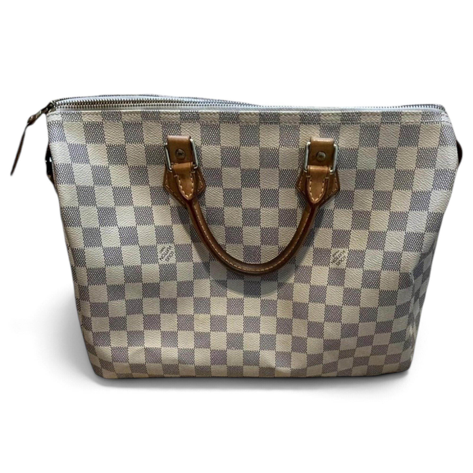 Speedy leather handbag