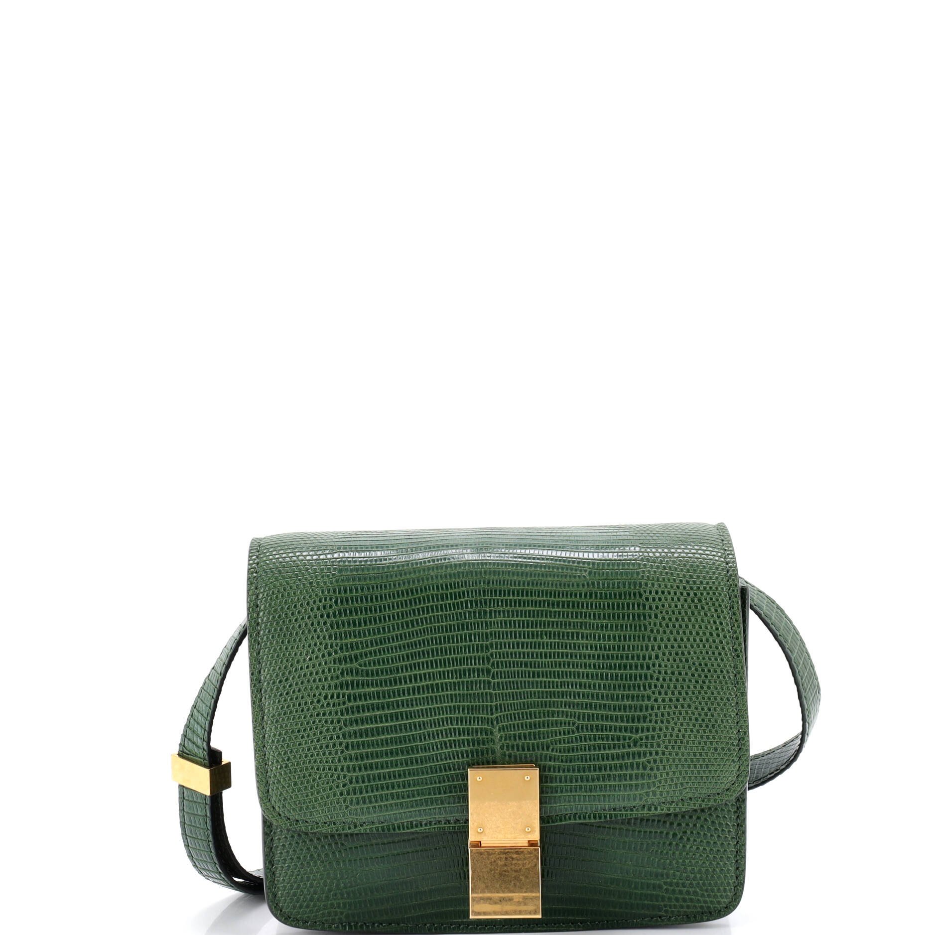 Classic Box Bag Lizard Small