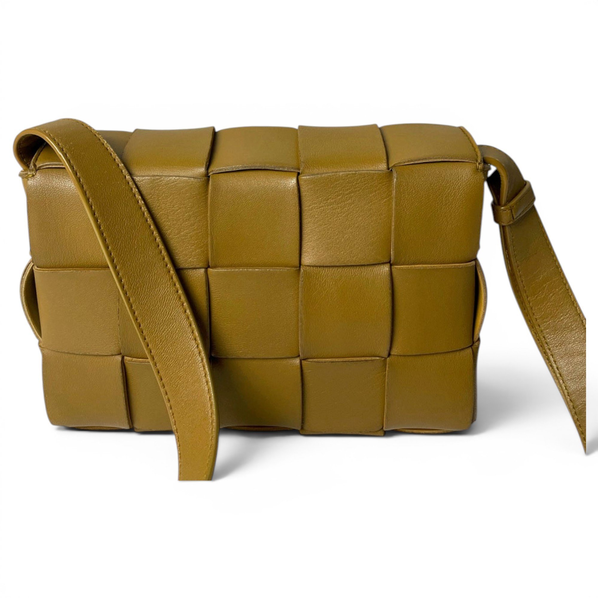 Cassette leather crossbody bag