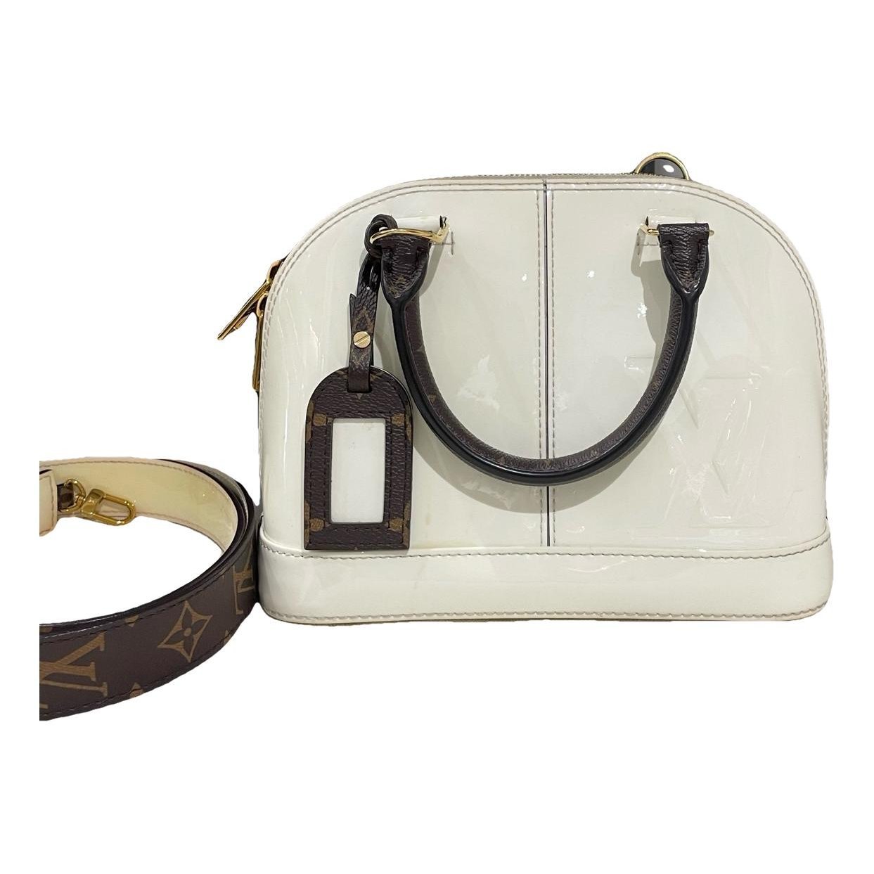 Alma BB patent leather handbag