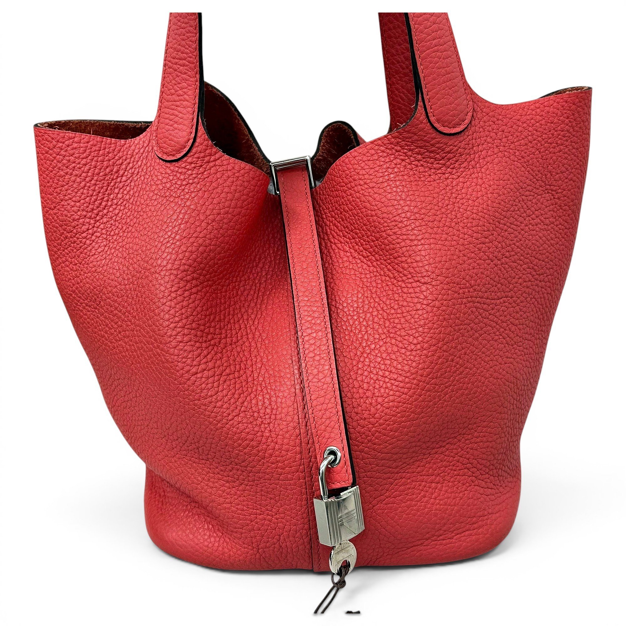 Picotin leather handbag