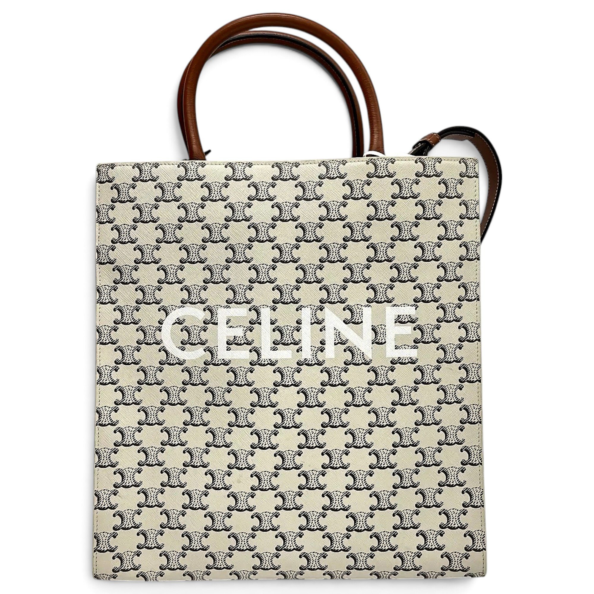 Cabas Vertical vinyl crossbody bag
