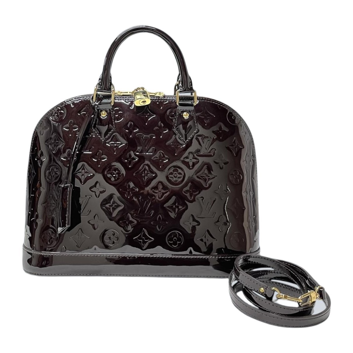 Alma patent leather handbag