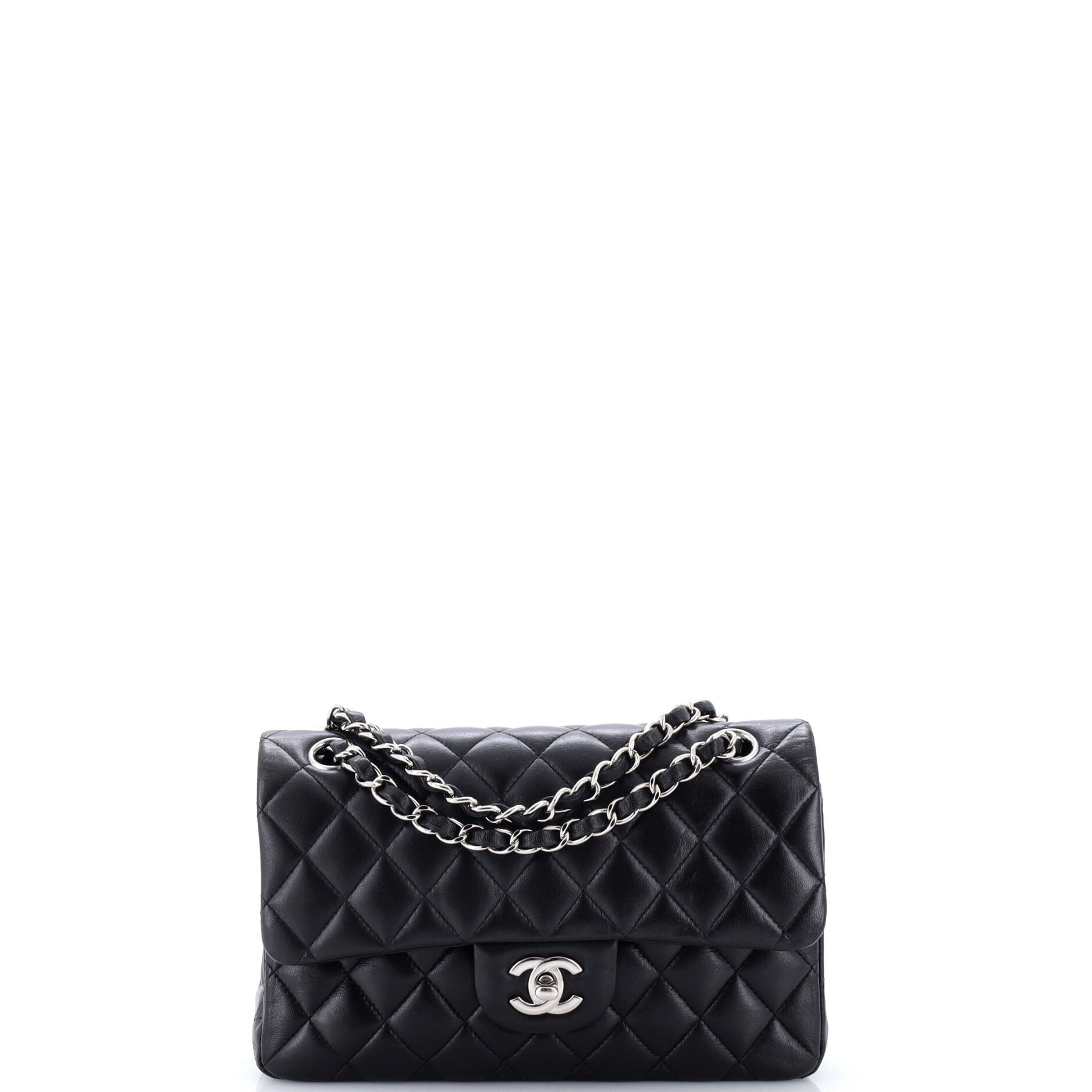 Classic Double Flap Bag Quilted Lambskin Small