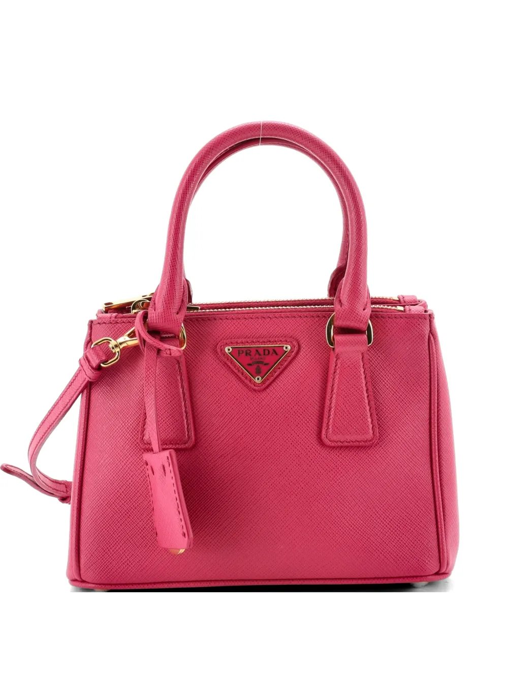 Galleria Double Zip Tote Saffiano Leather Mini crossbody bag