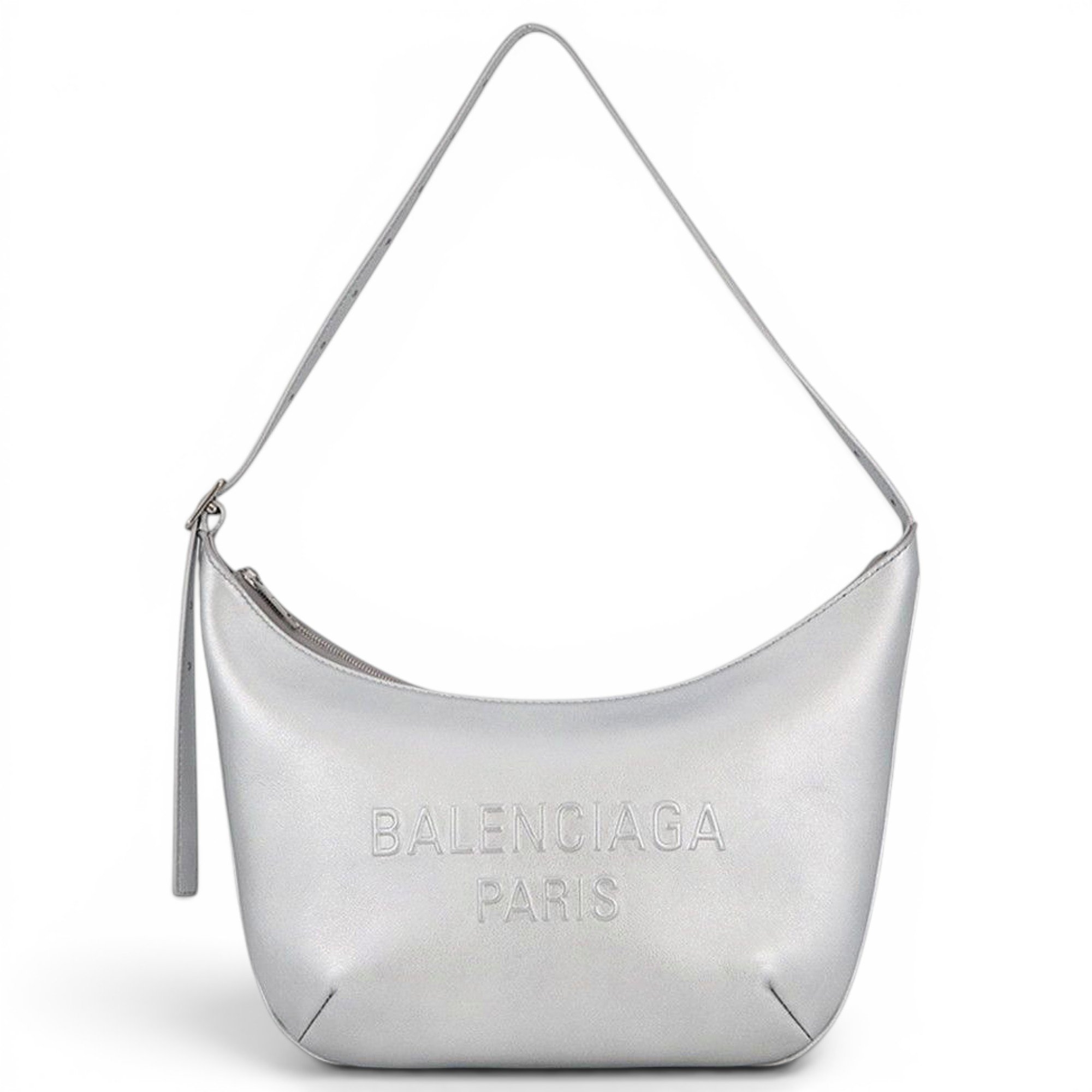 Hardware leather handbag