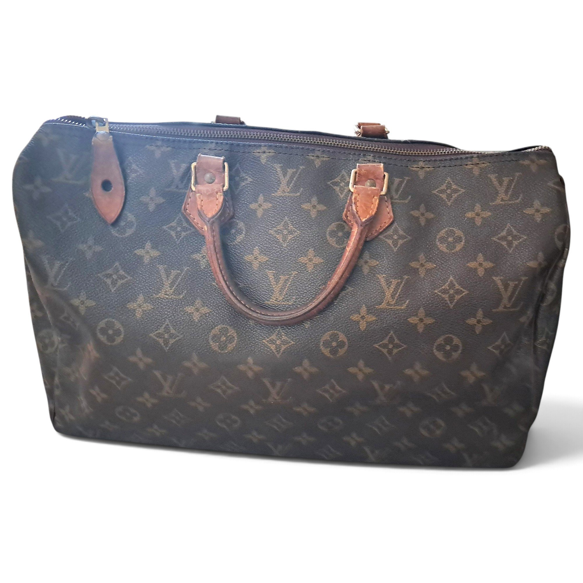 Speedy leather handbag