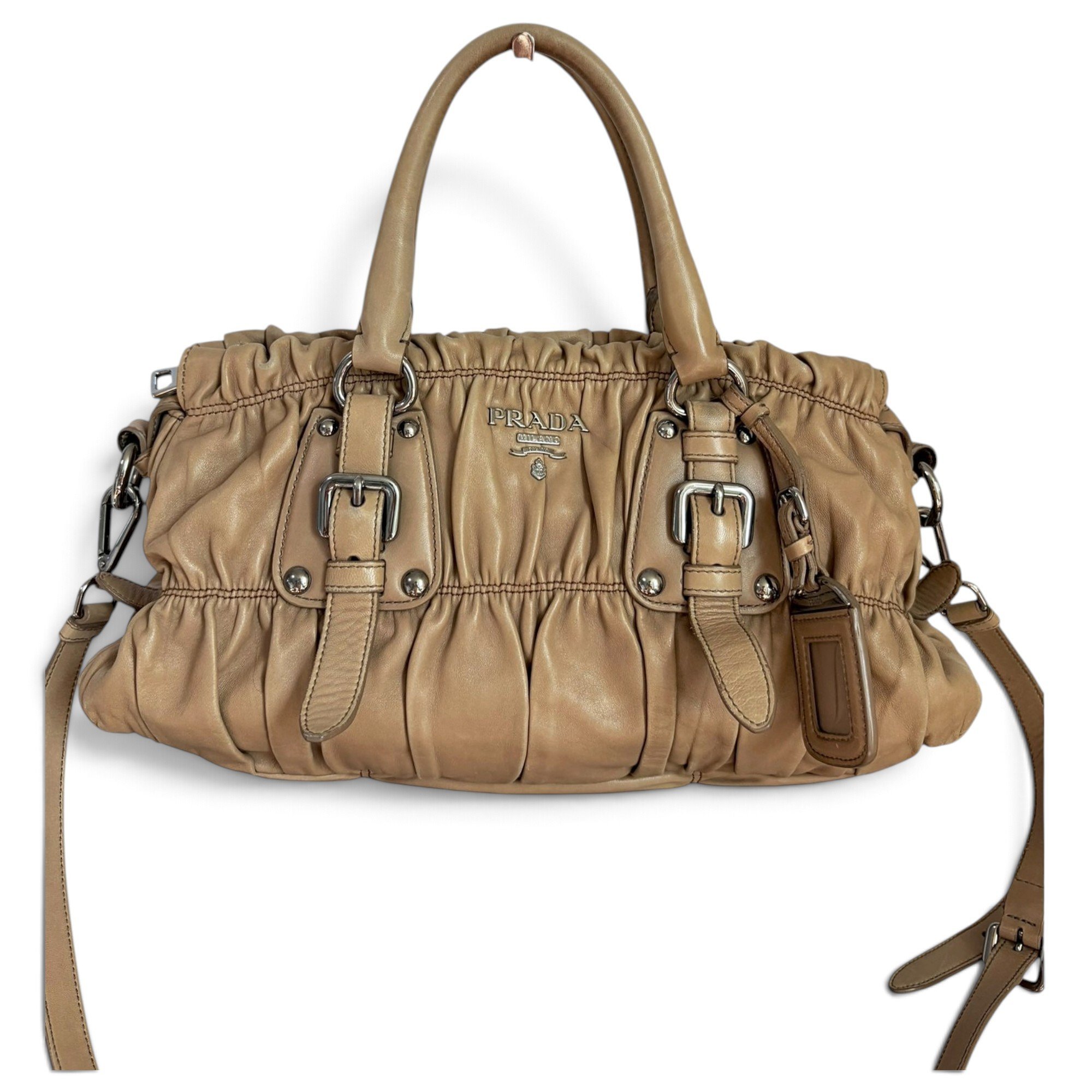 Leather tote
