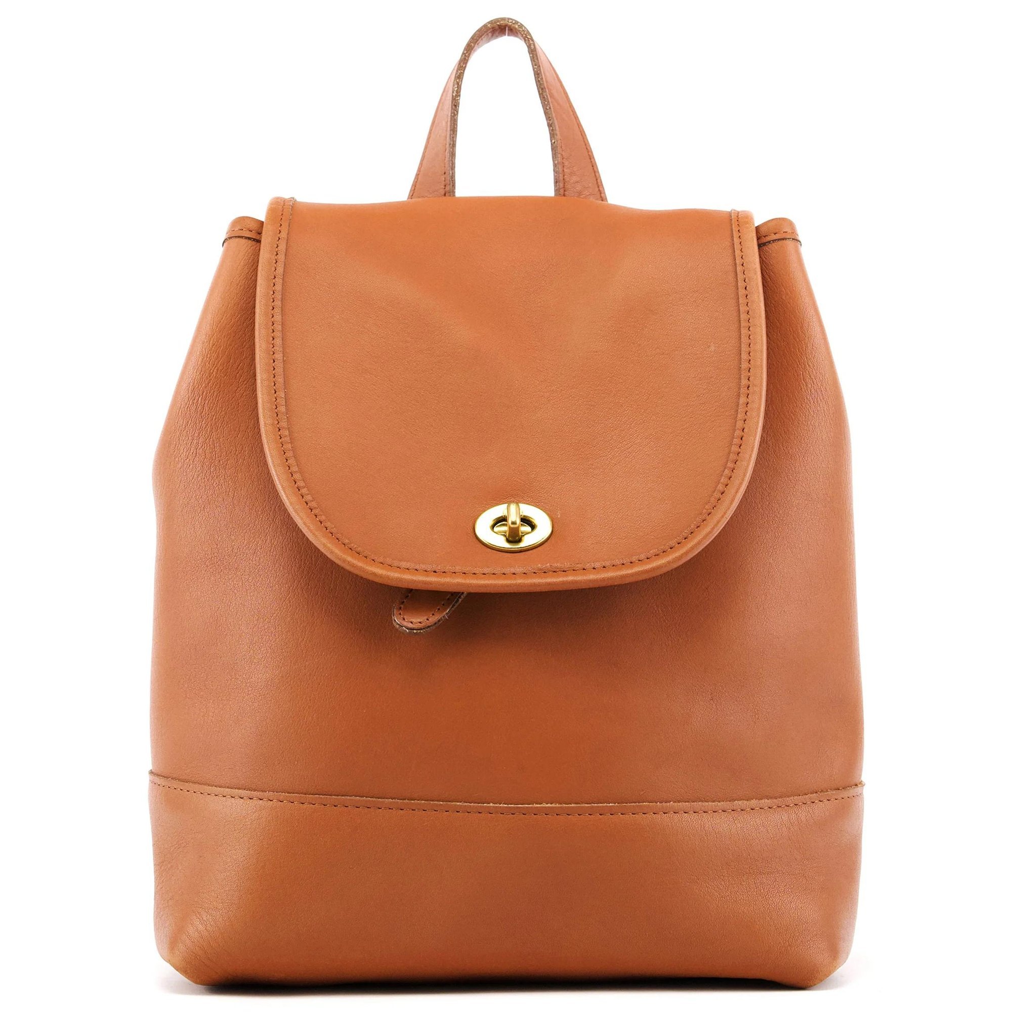 Leather backpack