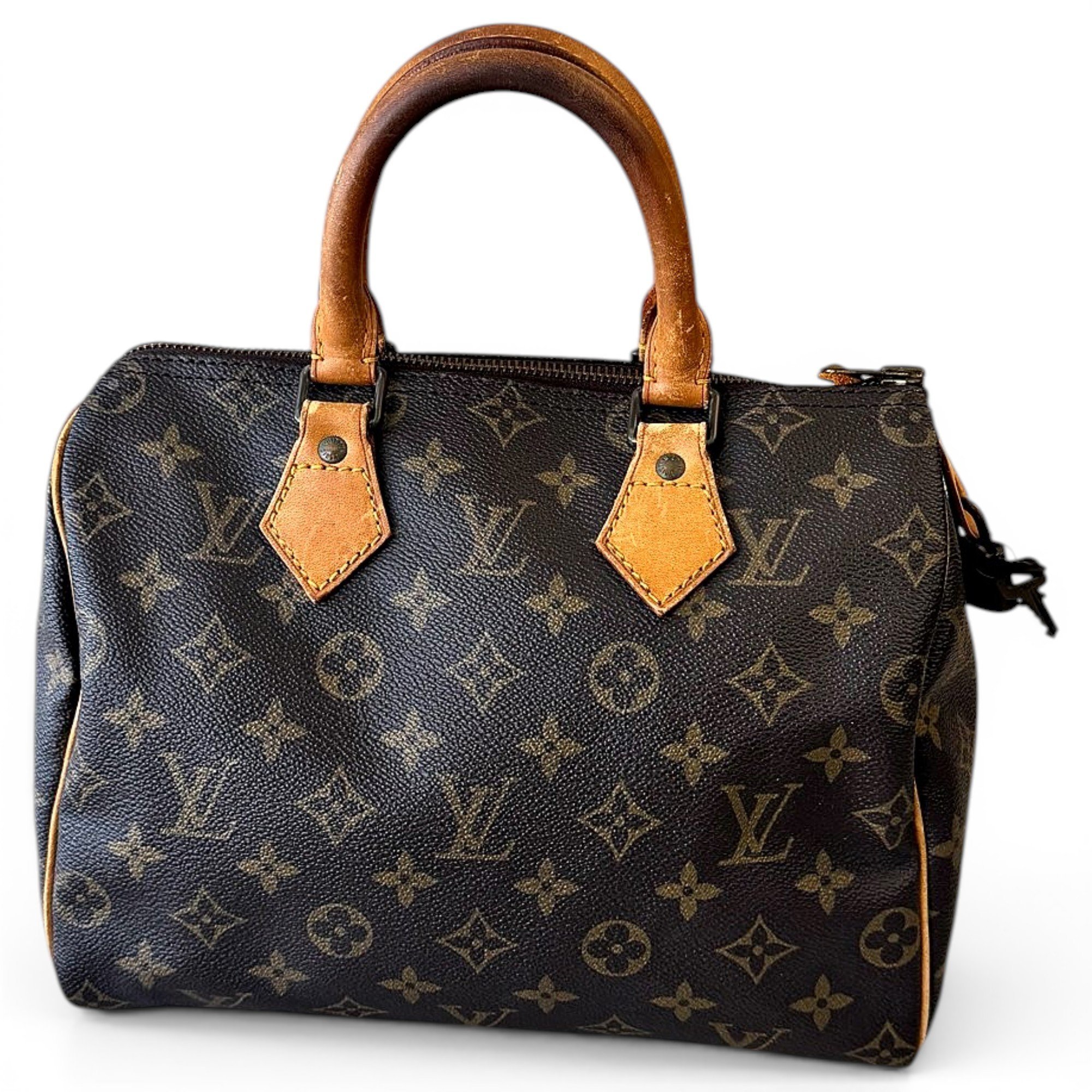 Speedy leather handbag