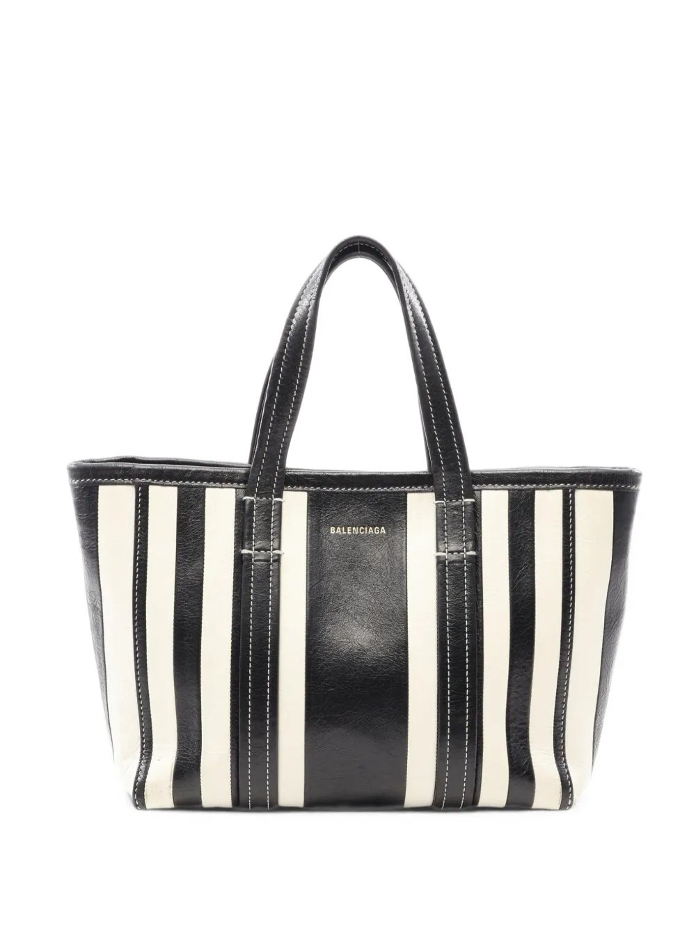 2000s Barbes striped tote bag