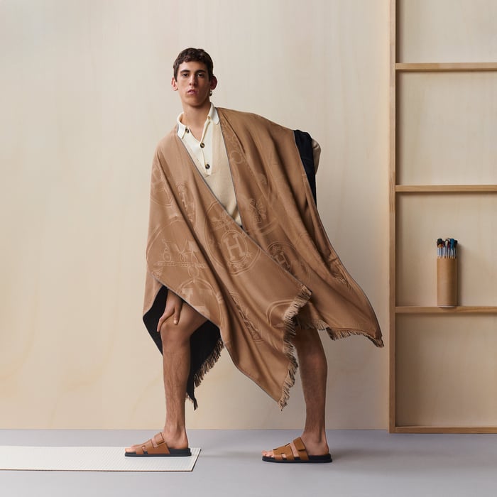 Neutral Colors New Libris Reversible Cape