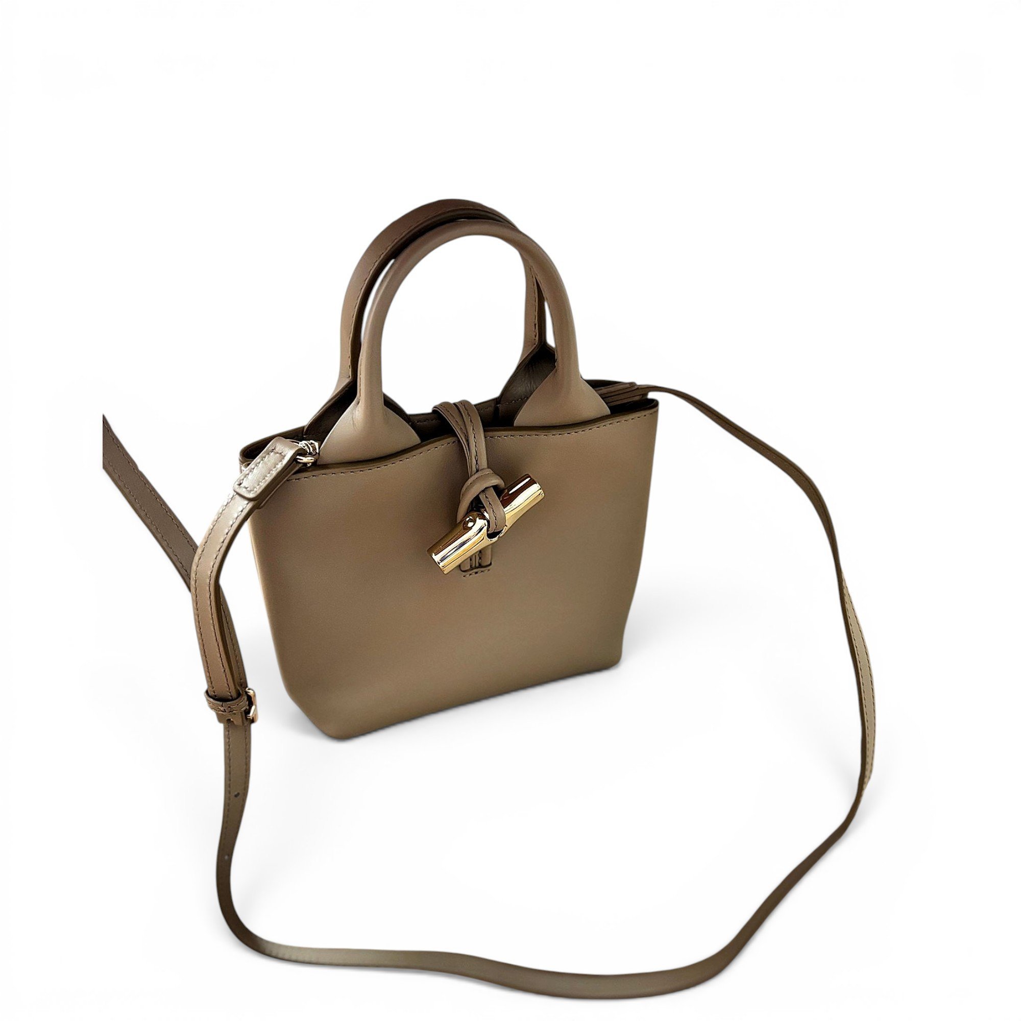 Roseau leather crossbody bag