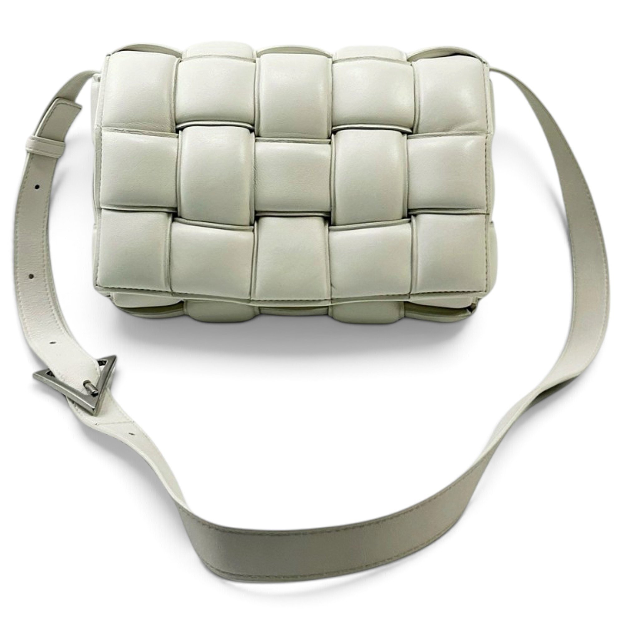 Cassette Padded leather handbag