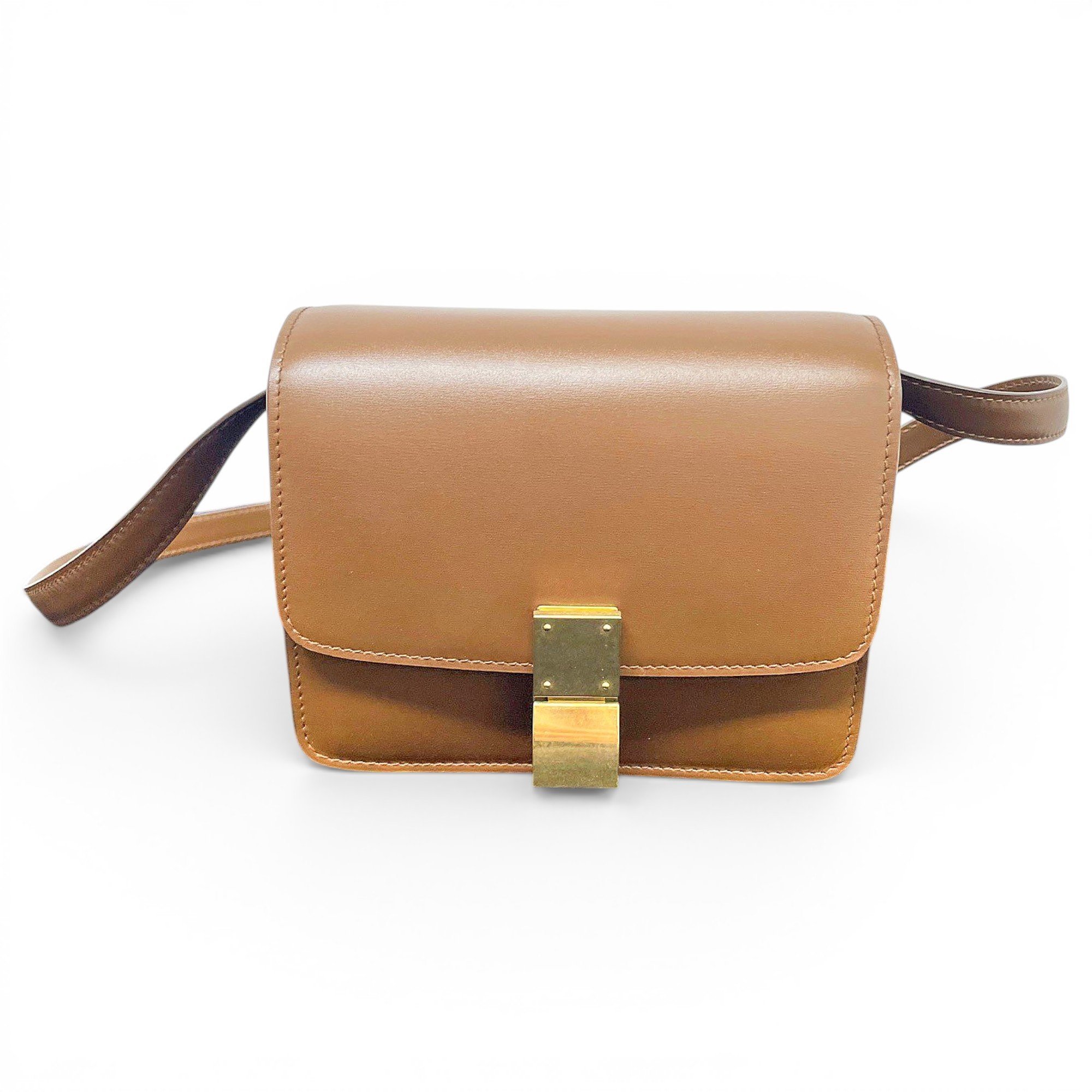 Classic leather crossbody bag