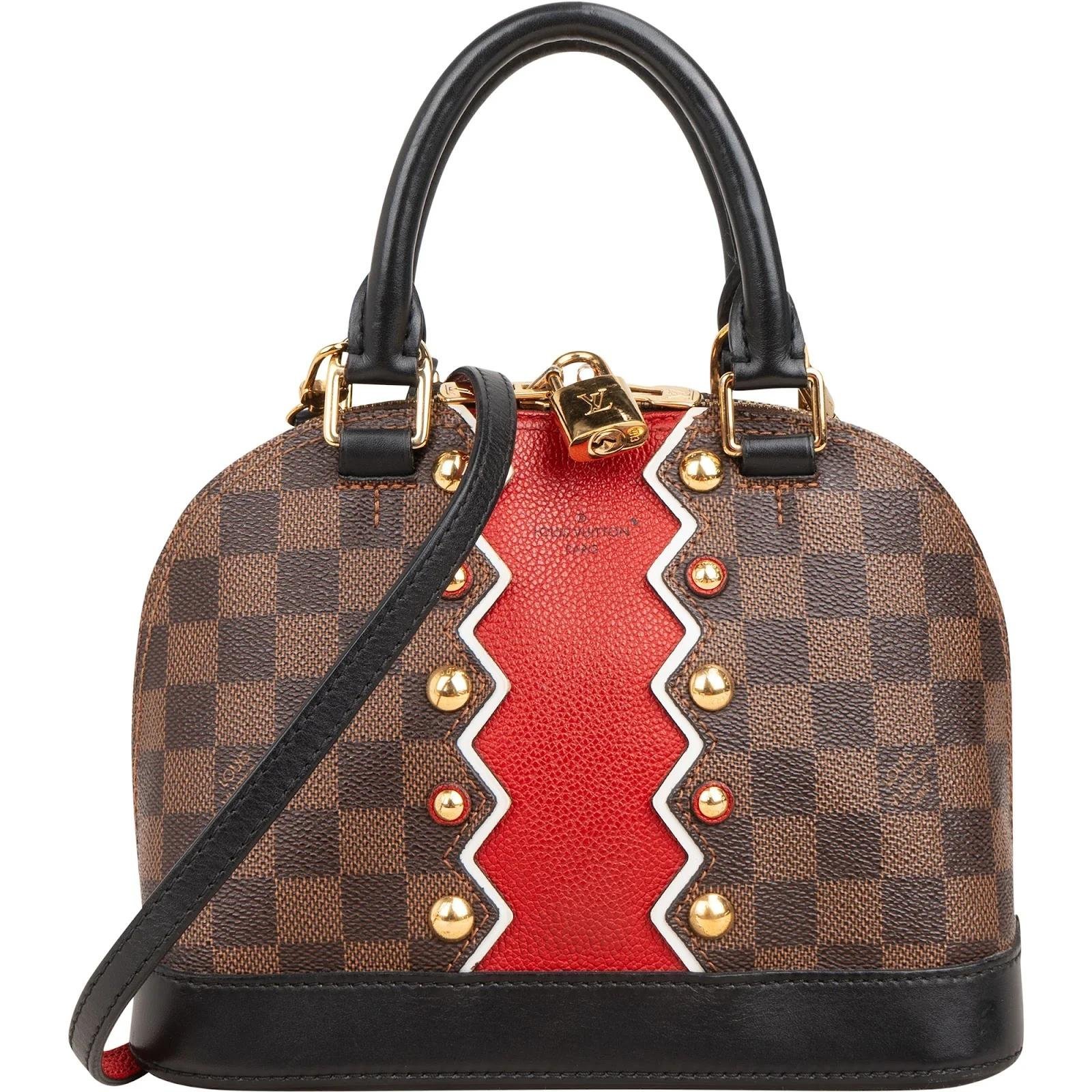 Louis Vuitton Alma leather crossbody bag