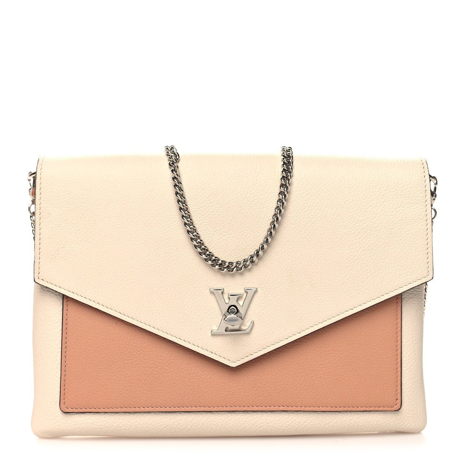 Louis Vuitton Soft Calfskin My Lockme Pochette Rose Silk Quartz