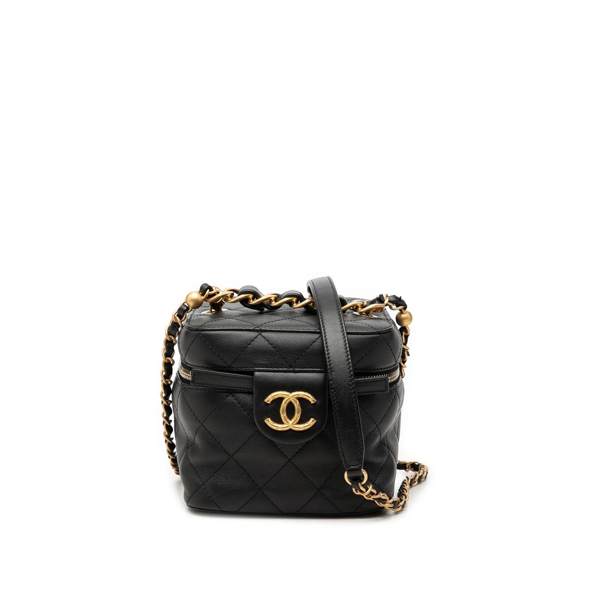 Vanity pony-style calfskin crossbody bag
