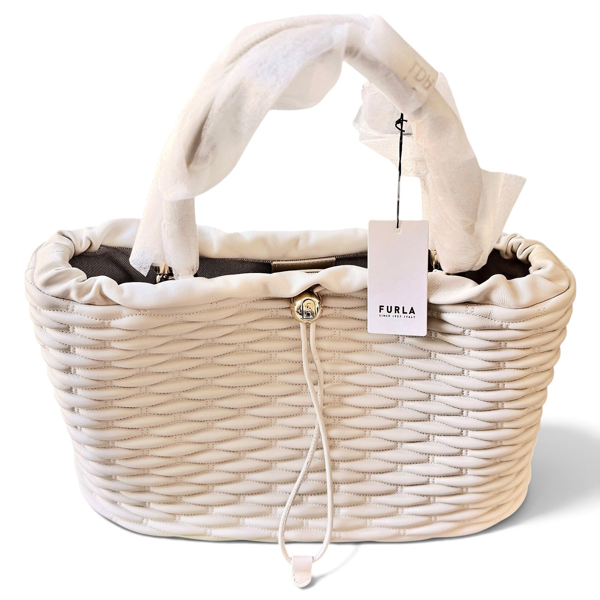 Leather tote